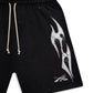 Hellstar Spiderweb Sport Logo Shorts Black