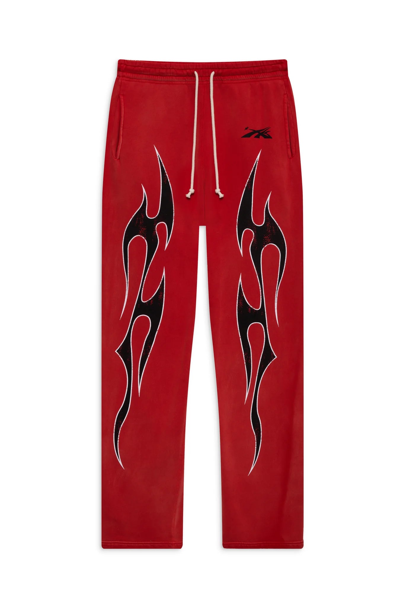 Hellstar Halloween Flame Sweatpants Red