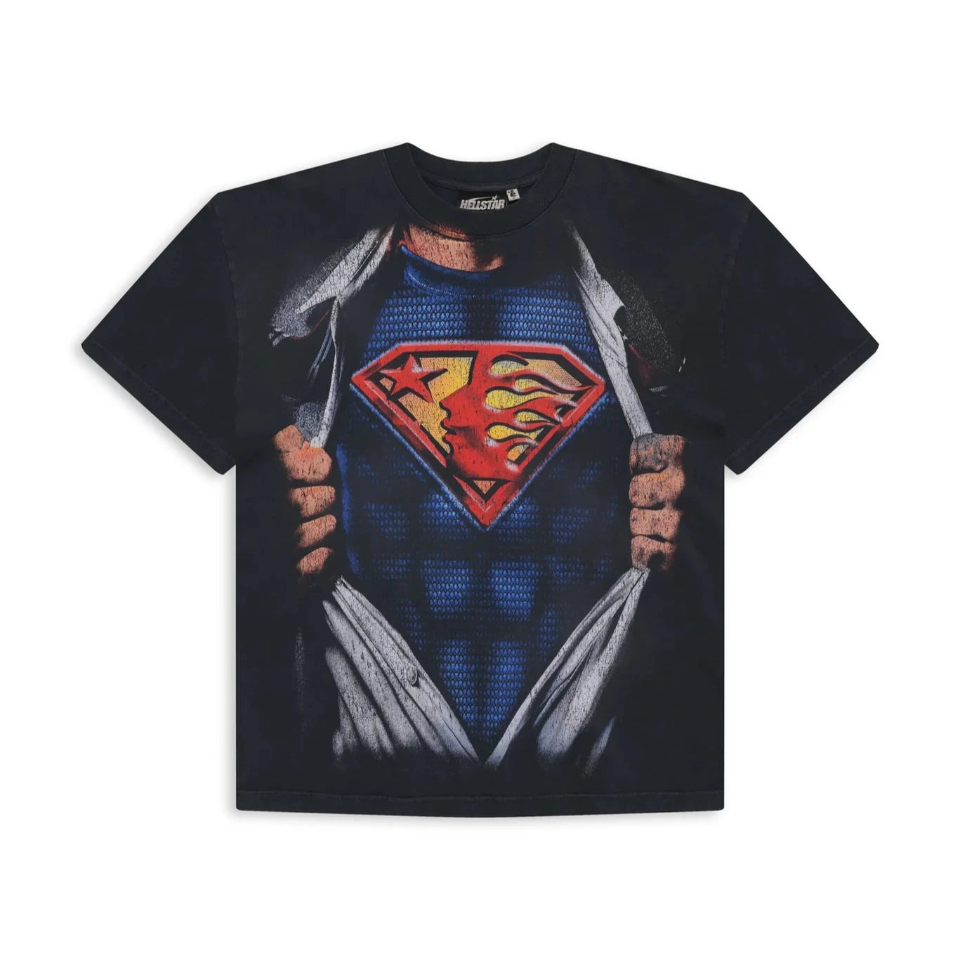 Hellstar Halloween Superhero T-Shirt Black