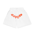 Sp5der OG Web V2 Shorts in felpa Bianco e Arancione