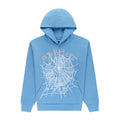 Sp5der OG Web V2 Felpa con Cappuccio Blu Polvere