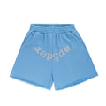 Sp5der OG Web V2 Sweatshort Blu Polvere