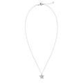CHANEL Gioielli Collana con ciondolo a piccola stella Comète in oro bianco 18k e diamanti 0,22cttw 16,25" (J2709)