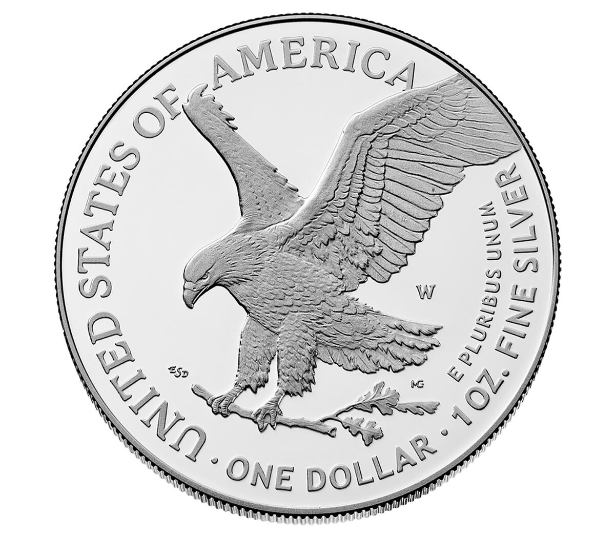 2025 Laser Engraved American Eagle One Ounce Silver Proof Coin - West Point (W)