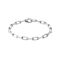 Cartier Santos de Cartier: Bracciale a Catena, Modello Medio, Oro Bianco