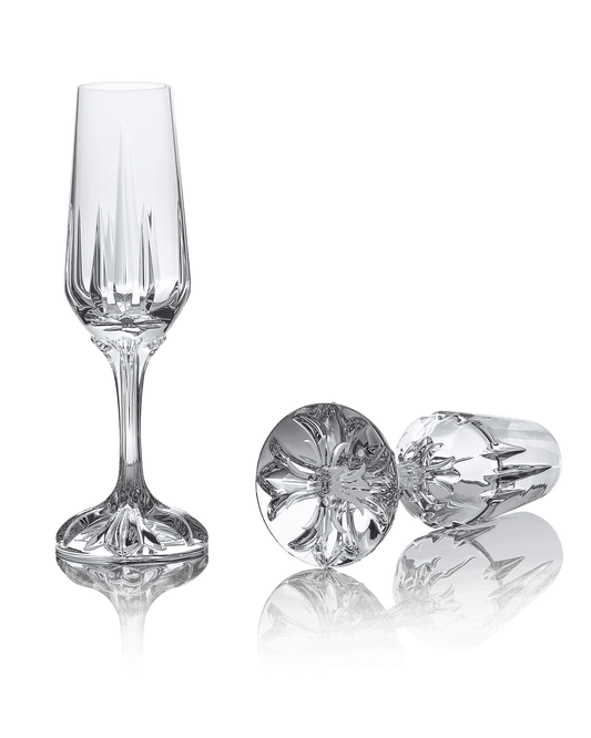 Chrome Hearts Baccarat Champagne Flute (Set of 2)