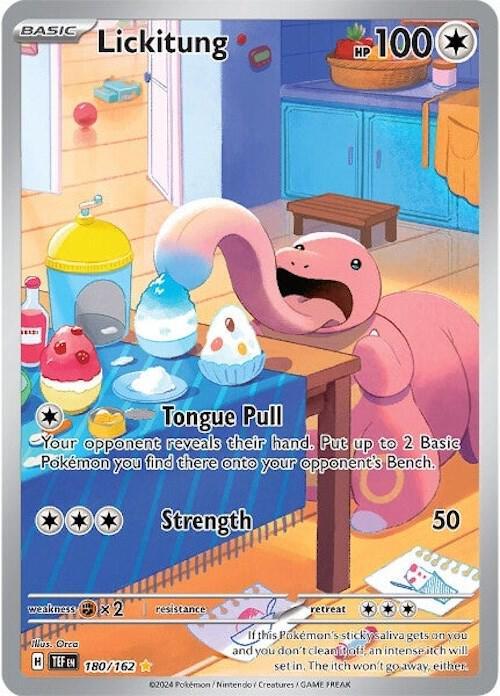 Pokémon TCG: Lickitung - 180/162 - SV05: Temporal Forces (TEF)