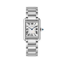 Orologio Cartier Tank Must de Cartier, Modello Piccolo, Movimento al Quarzo ad Alta Autonomia, Acciaio