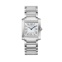 Orologio Cartier Tank Française, Modello Medio, Movimento al quarzo, Acciaio