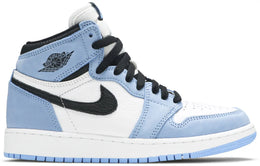 Air Jordan 1 Retro High Bianco University Blue Nero (GS)