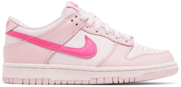 Nike Dunk Low Tripla Rosa (Prescolastico)
