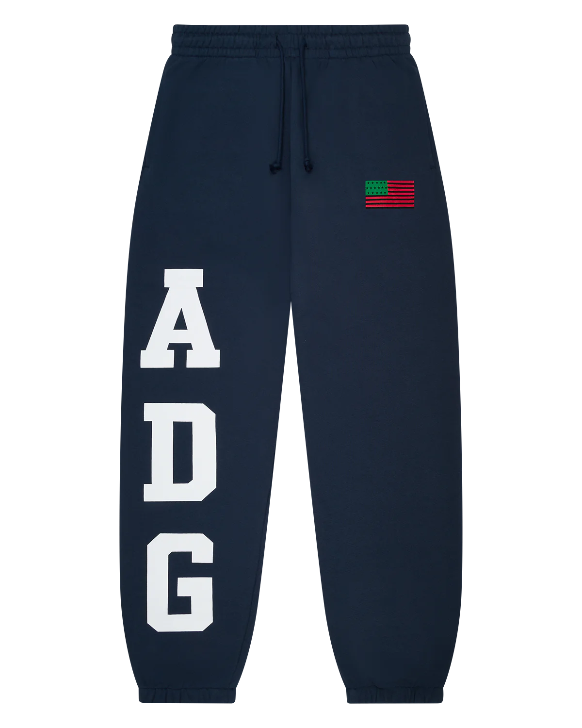 Denim Tears ADG Pan African American Flag Sweatpant Navy