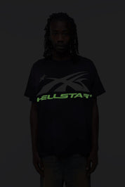 Hellstar Glow in the Dark Sports Logo T-Shirt Purple