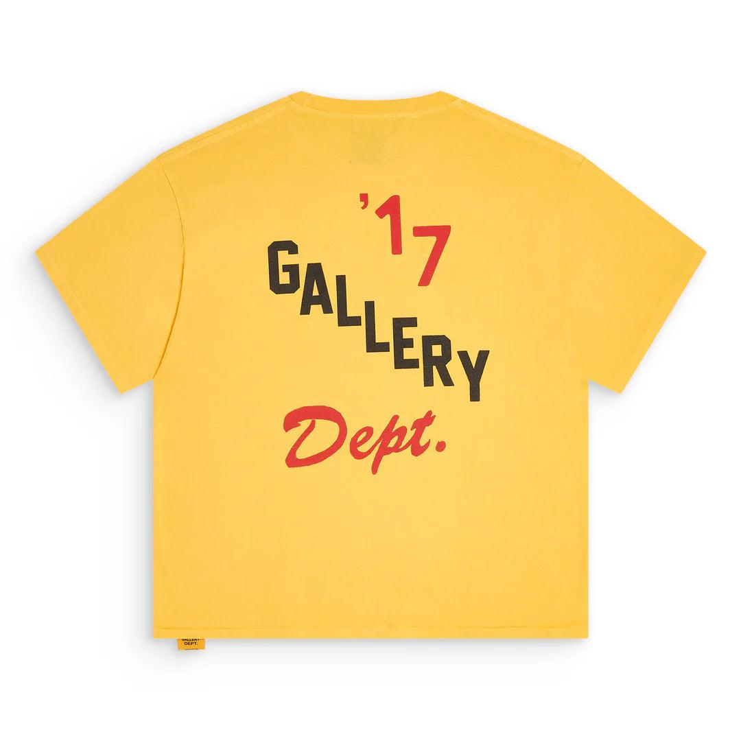 Gallery Dept. Boxing Merch Tee Gold Yellow