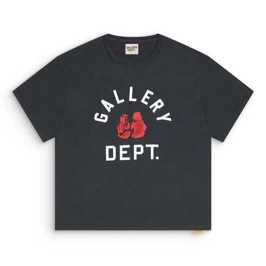 Gallery Dept. Boxing Merch Tee Gold Vintage Black