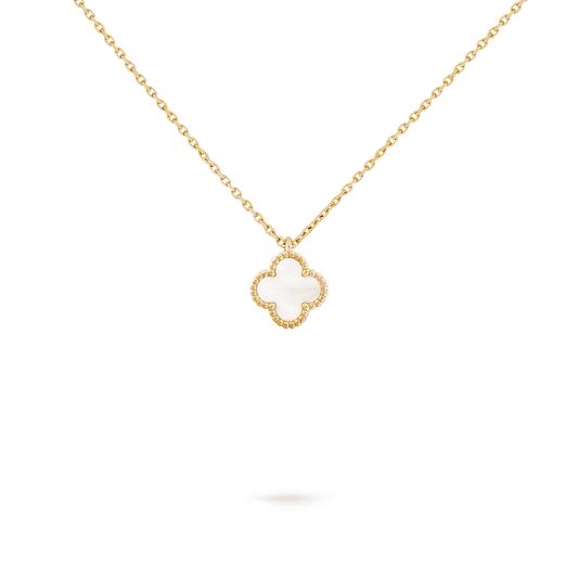 Van Cleef & Arpels Sweet Alhambra pendant 18K yellow gold, Mother-of-pearl