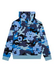 Denim Tears Blue Camo Cotton Wreath Zip Hoodie