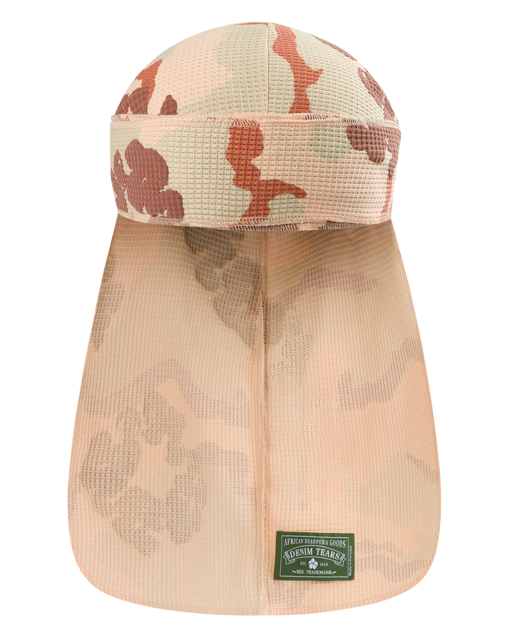 Denim Tears Desert Storm Tan Camo Cotton Wreath Durag