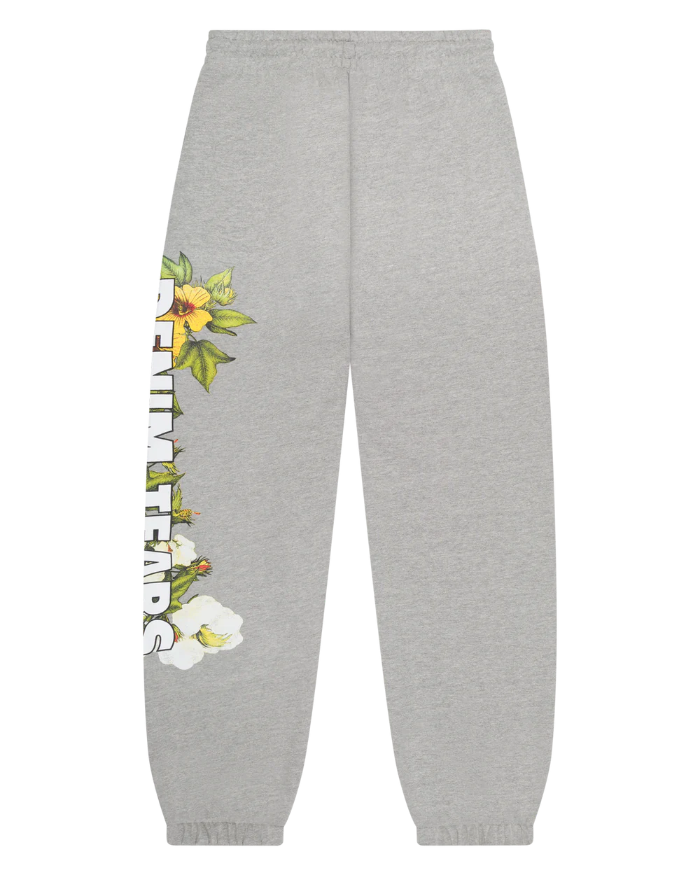 Denim Tears DT Floral Logo Sweatpant Grey