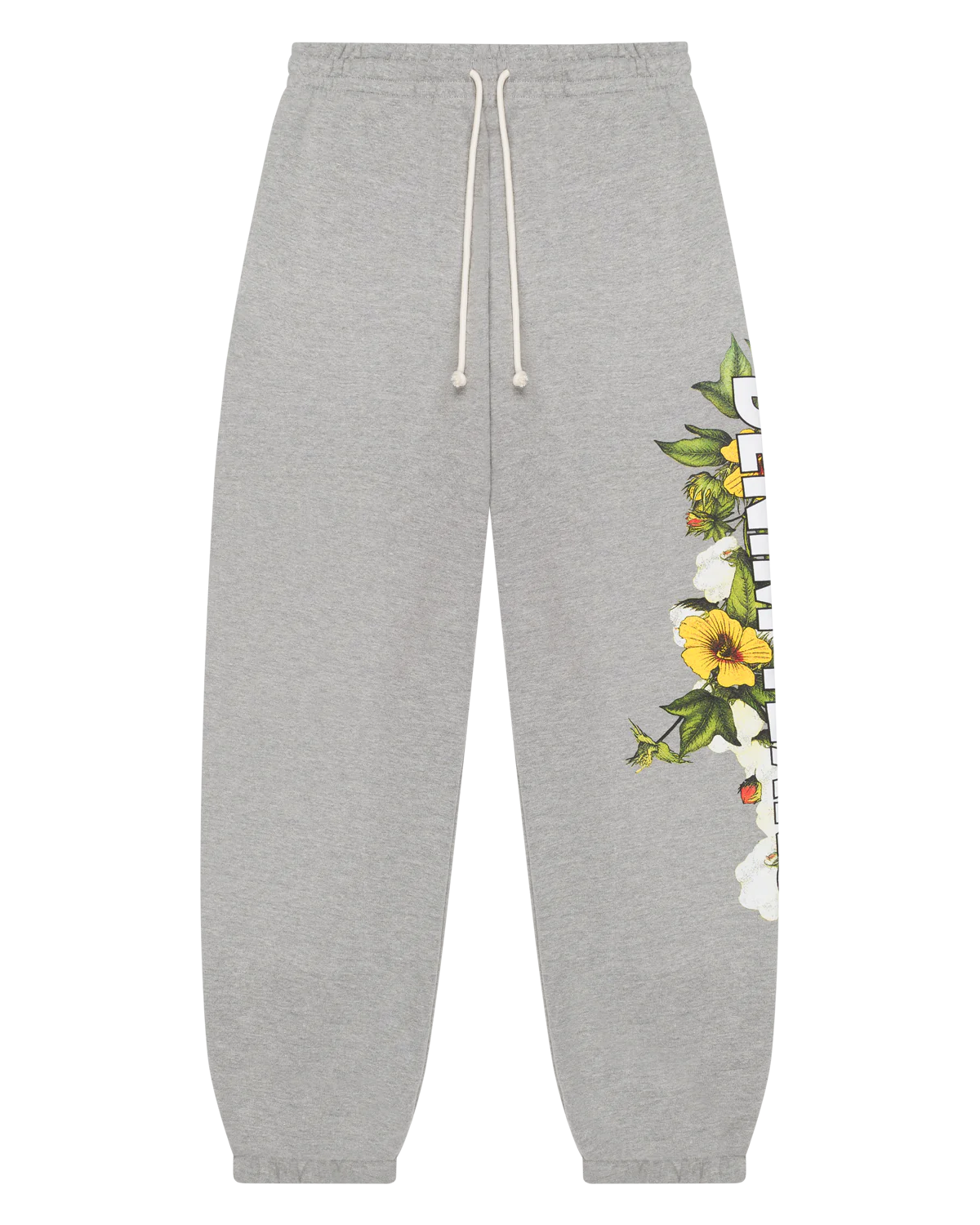 Denim Tears DT Floral Logo Sweatpant Grey