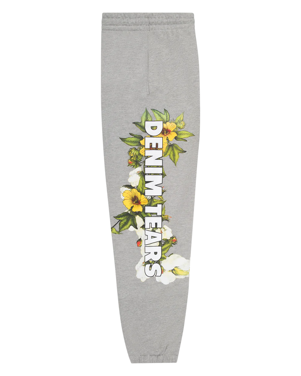 Denim Tears DT Floral Logo Sweatpant Grey