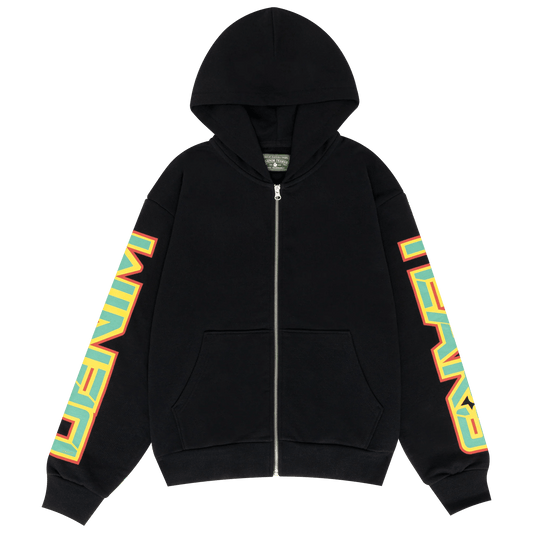 Denim Tears Spring Gardens Zip Hoodie Black