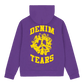 Denim Tears University Zip Hoodie Purple