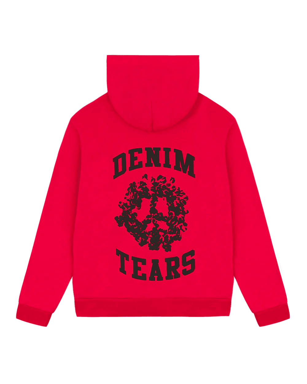 Denim Tears University Zip Hoodie Red