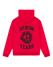 Denim Tears University Zip Hoodie Red