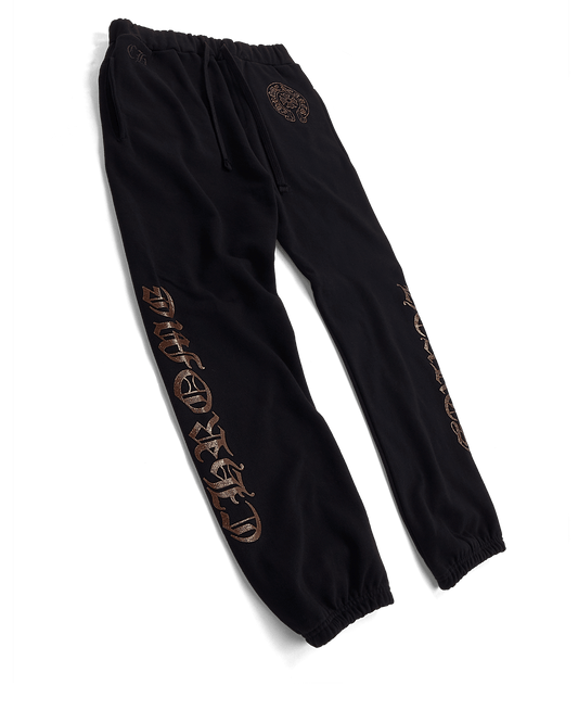 Chrome Hearts 1988 Sweatpants Black & Brown Glitter