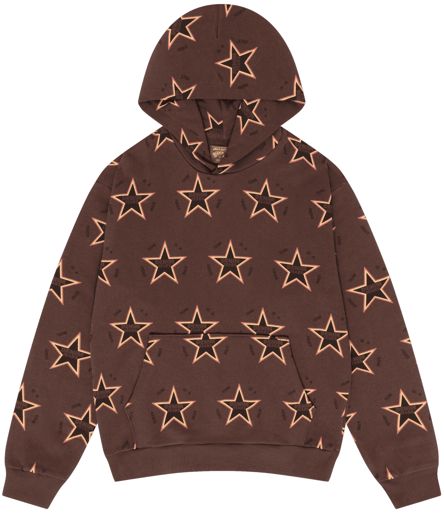 Denim Tears Every Tear Is A Star Hoodie Brown