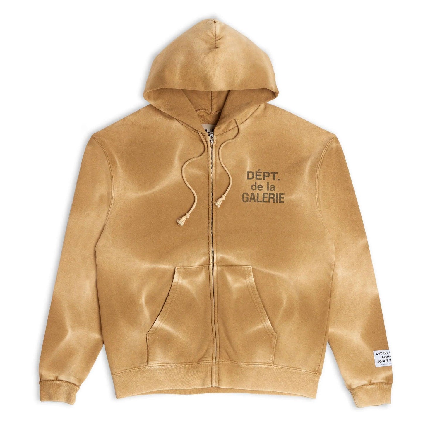 Gallery Dept. French Zip Hoodie Tan