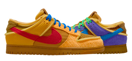 Nike Dunk Low Cactus Plant Flea Market Spugna delle Paludi Viola Psichica Oro