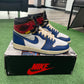 Air Jordan 1 Retro High Union Los Angeles Storm Blue - Size 10 - USED