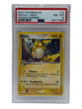 2007 Pokémon EX Power Keeps Raichu Olografica 12/108 PSA 8 Quasi Nuovo - Nuovo