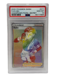 2020 Pokémon Cammino del Campione Kabu Art Completo Rara Segreta 077/073 PSA 10 GEMMA COME NUOVA