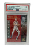 2019 Carta Rookie Panini Illusions Tyler Herro Trophy Collection Rosso /99 #175 PSA 7 Quasi Nuova