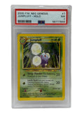 2000 Carta Pokémon Neo Genesis Jumpluff Olografica 7/111 PSA 7 Quasi Nuova