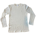 Chrome Hearts Maglia Termica a Girocollo con Maniche Lunghe in Lana Ricamata Bianca