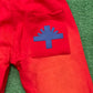 Vertabrae C-2 Sweat Pants Washed (Red & Blue)