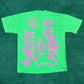 Hellstar Son of G-D T-shirt Neon Green