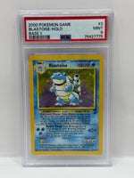 2000 Pokémon Base Set II Blastoise Holo 2/130 PSA 9 MINT - Image 3