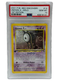 2001 Pokémon Neo Discovery Prima Edizione Unown A Holo 14/75 PSA 10 GEM MINT