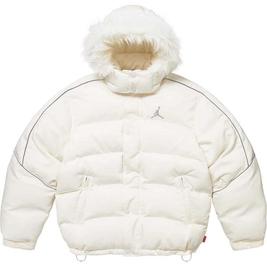 Supreme Jordan Puffer Jacket White