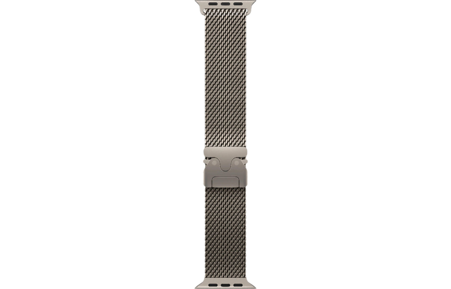 Apple Watch Ultra 2 - Natural - Titanium Milanese Loop Band - Large (180 - 210mm)