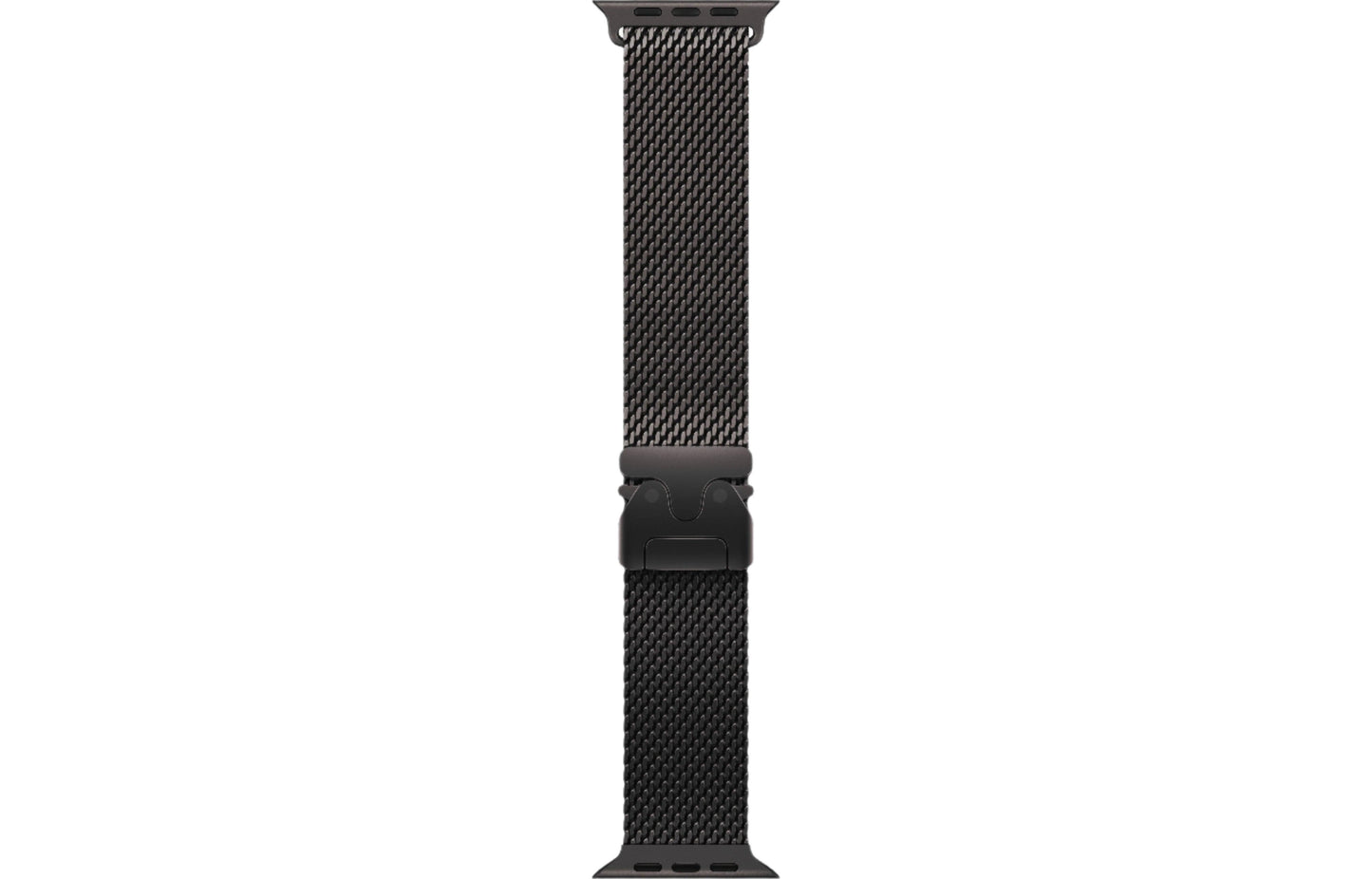 Apple Watch Ultra 2 - Black - Titanium Milanese Loop Band - Large (180 - 210mm)