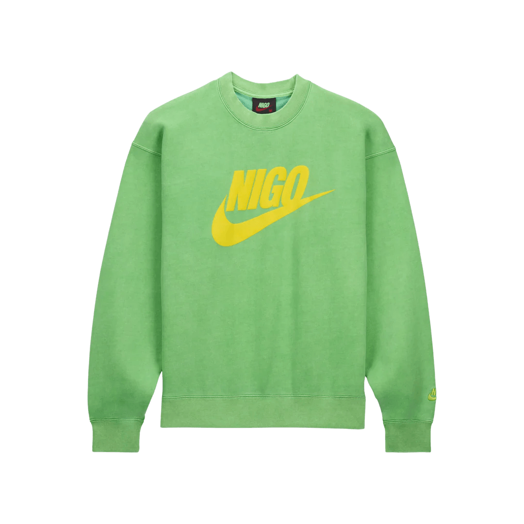 Nike x Nigo NRG Fleece Crew Sweatshirt Green