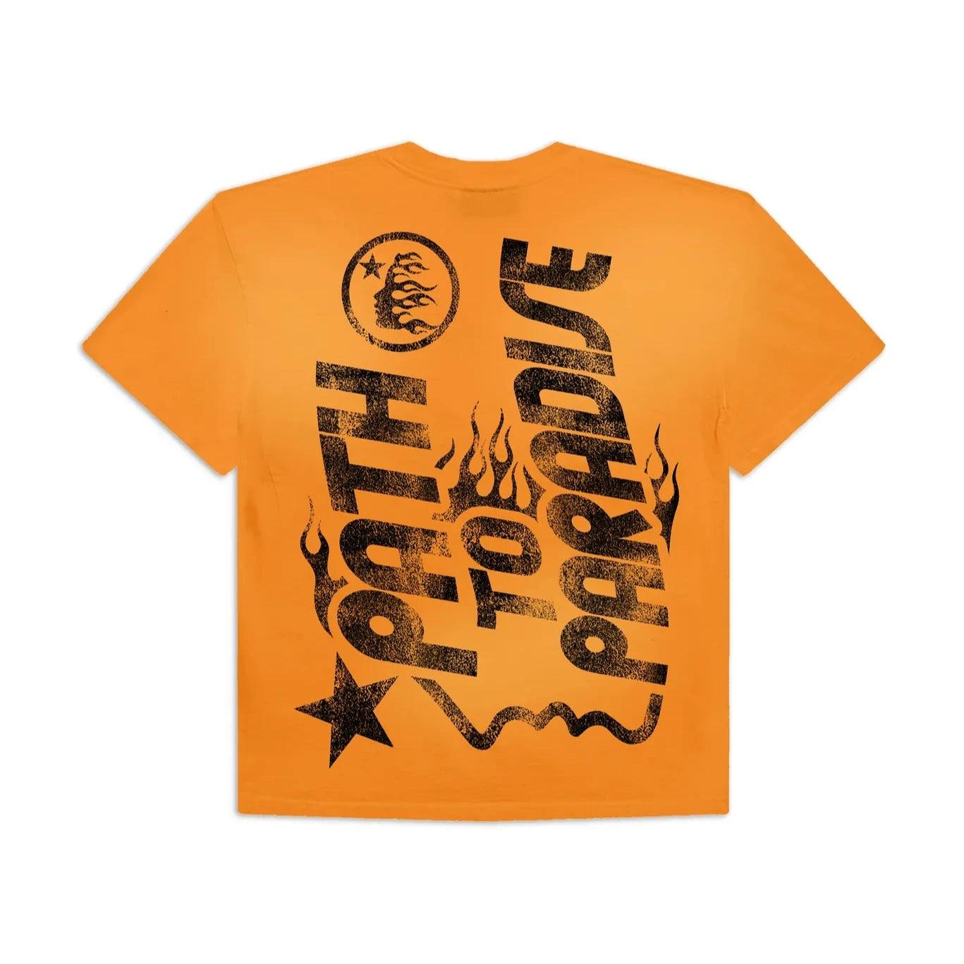 Hellstar Jesus T-Shirt Orange