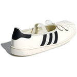 Adidas Superstar Square Toe Ballet Jennie Off White Black (Women's) sneakers — style LB3786 — photo 6 of 9 - Image 6