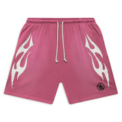 Hellstar Studios Flame Shorts Pink